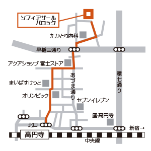 ソフィアザールバロック地図